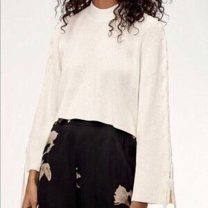 Aritzia Wilfred Salome Sweater Tied Women Size 1 (XS)